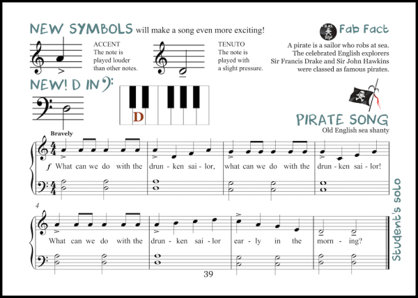 page 39 Pirate Song Student