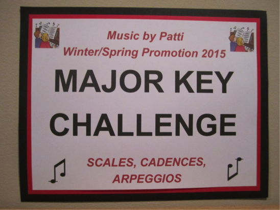 Major key challenge sign